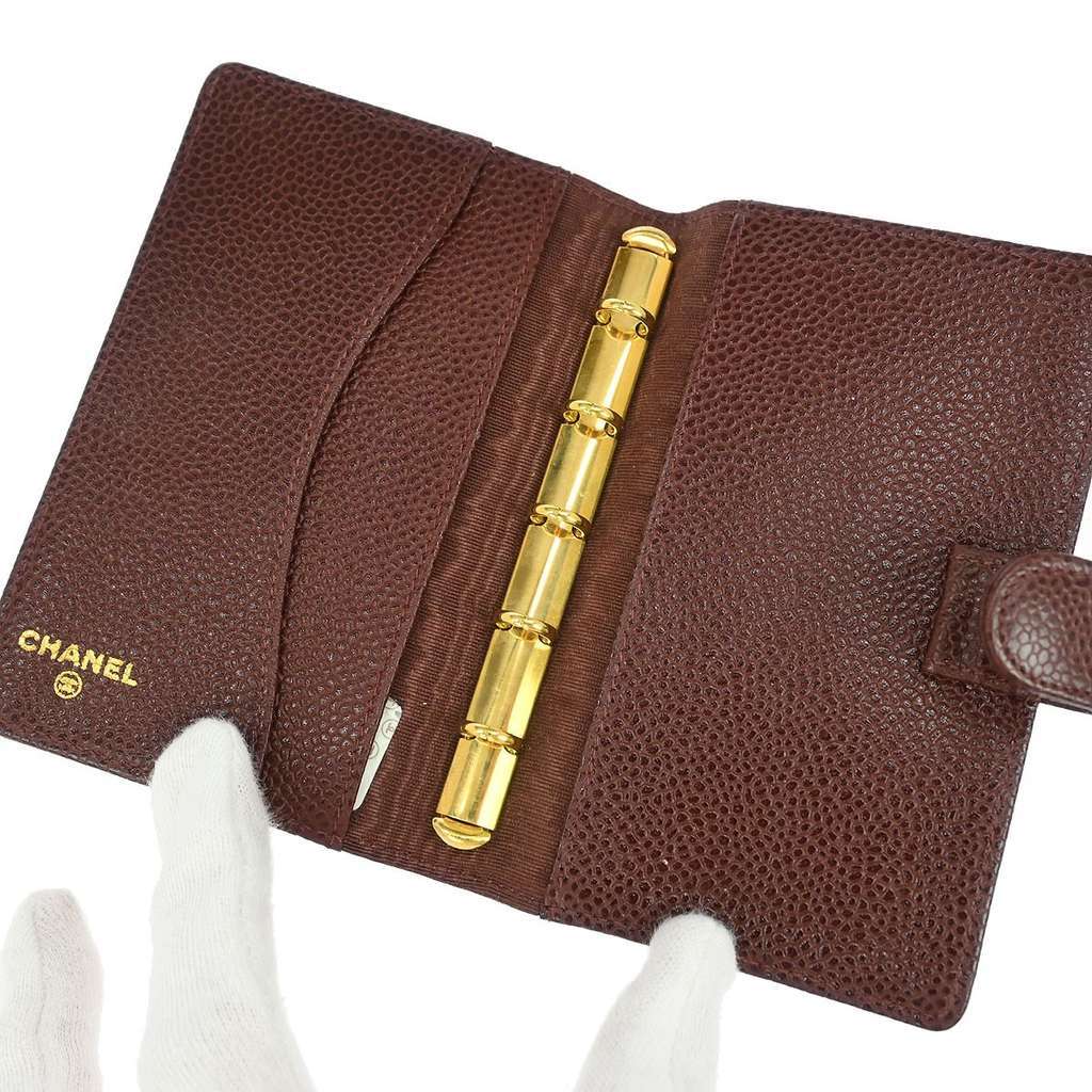 Chanel CC Bifold Wallet Brown Leather Good condition - Inside View