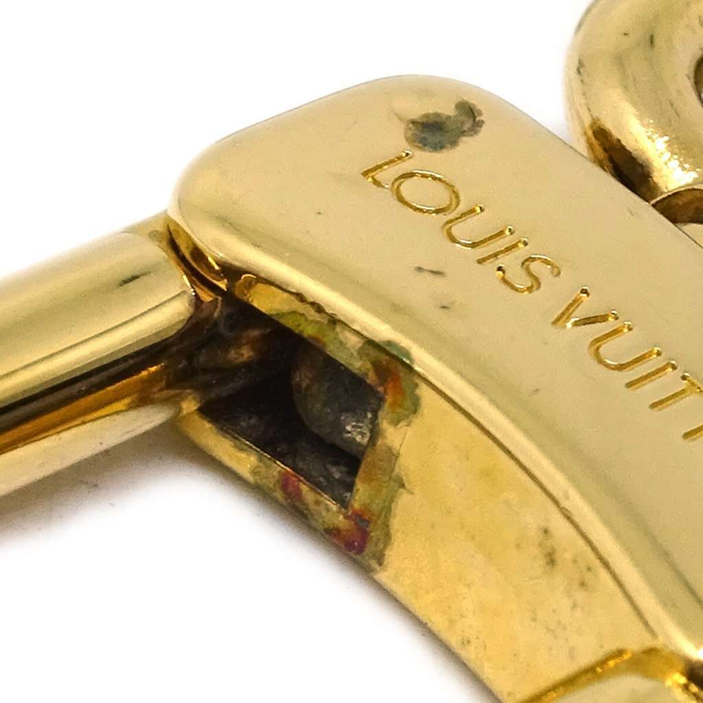 Louis Vuitton Bolt Pochette Extender Keychain Gold Good condition - Inside View