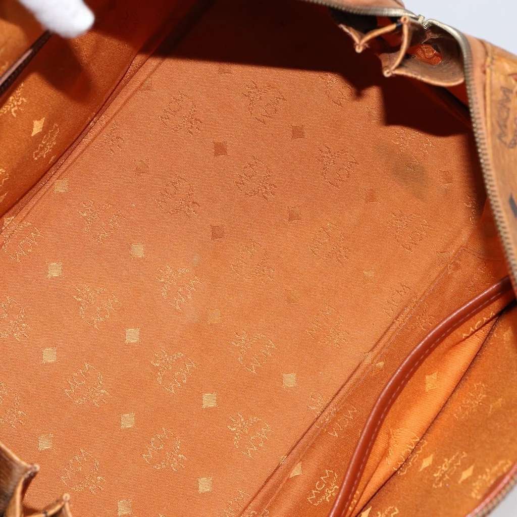 Mcm Visetos logogramme Handbag Brown Good condition - Box View