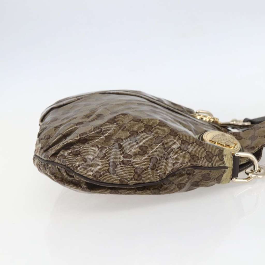 Gucci Hysteria Convertible Top Handle Bag Beige Canvas Good condition - Model View