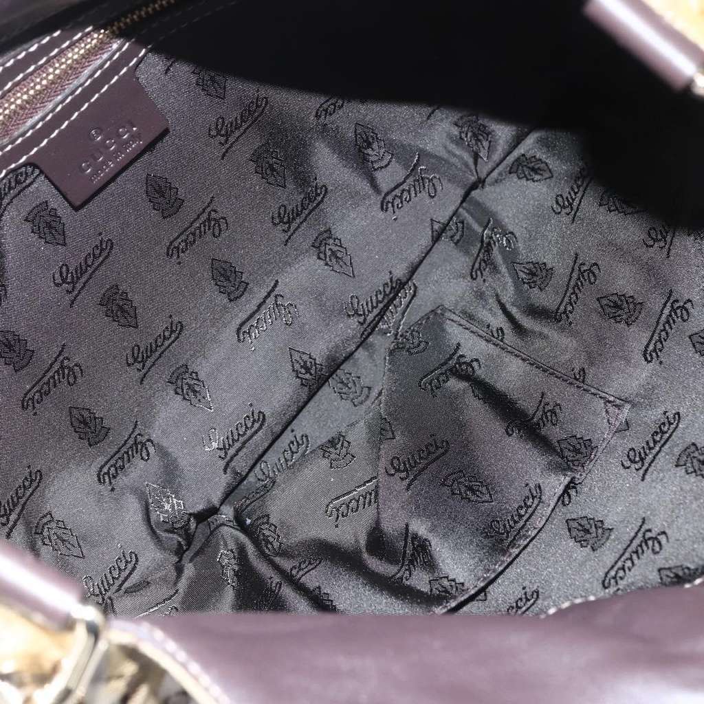 Gucci Hysteria Convertible Top Handle Bag Beige Canvas Good condition - Box View