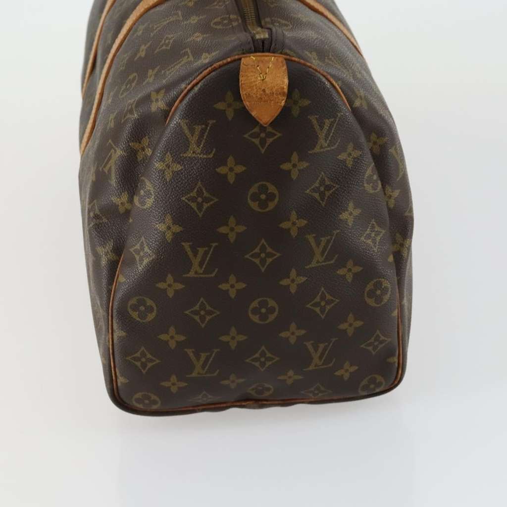 Louis Vuitton Keepall Bag Brown Canvas Fair condition - Model View