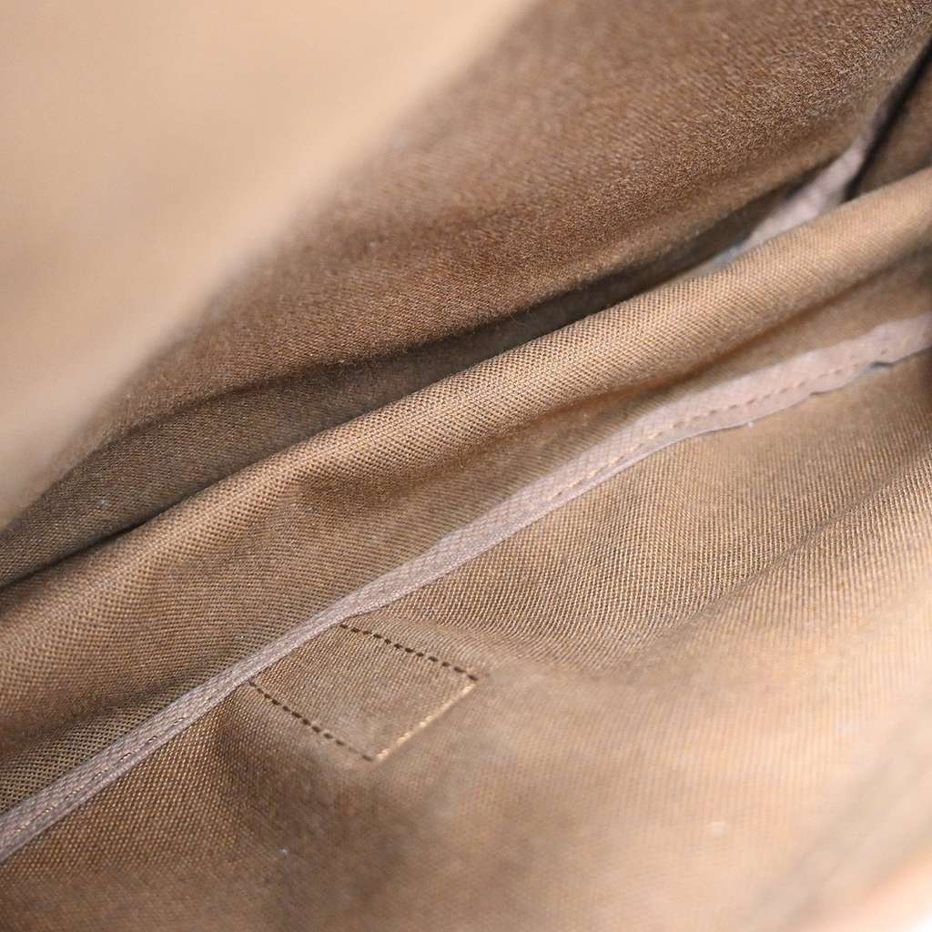 Louis Vuitton Saumur Handbag Brown Canvas Fair condition - Inside View