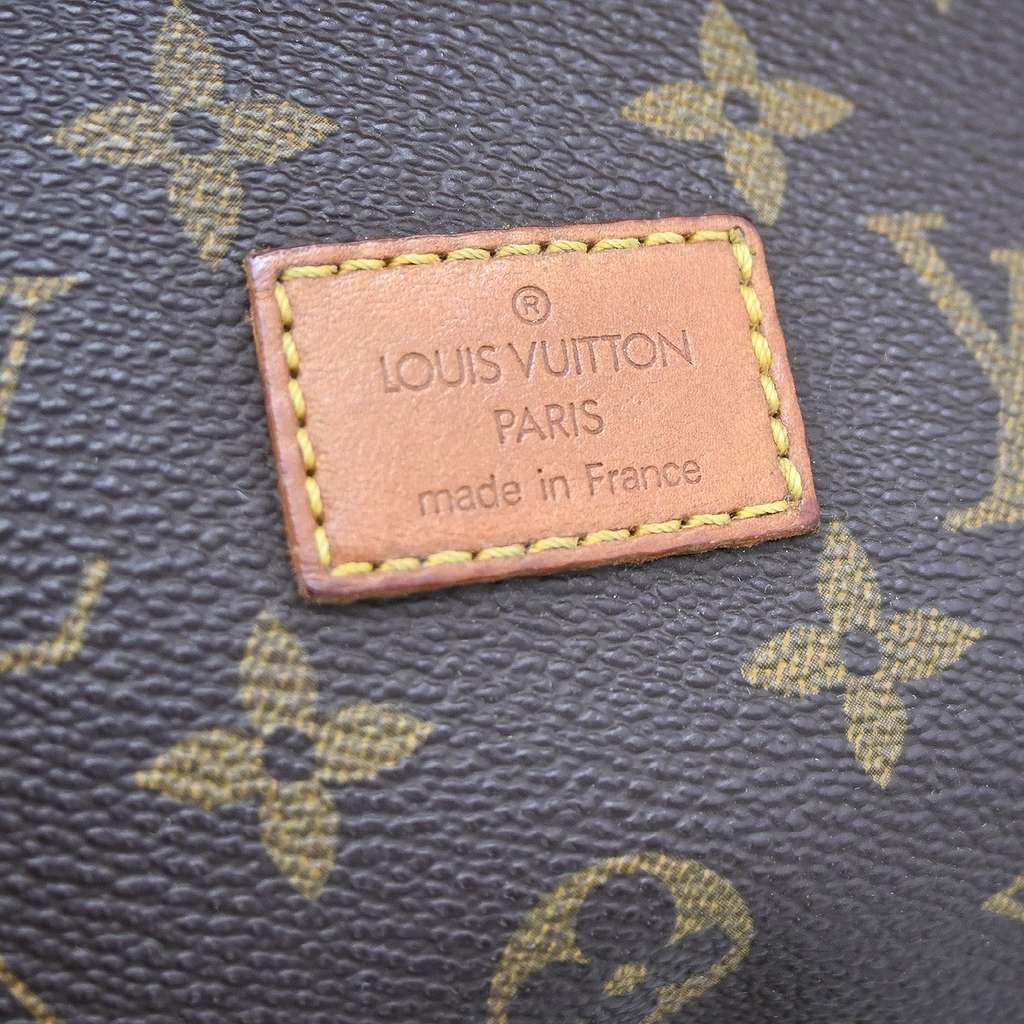 Louis Vuitton Saumur Handbag Brown Canvas Fair condition - Box View