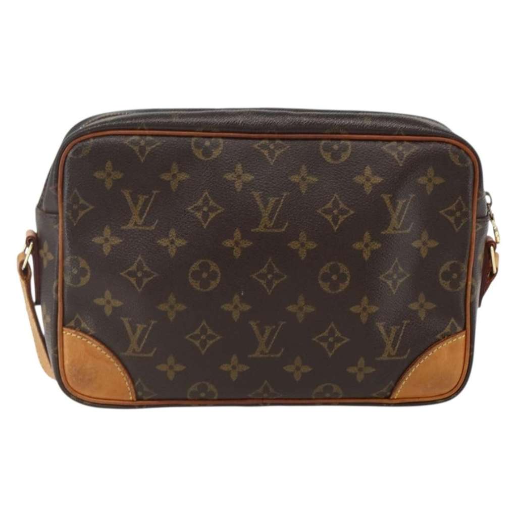 Louis Vuitton Trocadero Handbag Brown Canvas Fair condition - Back View