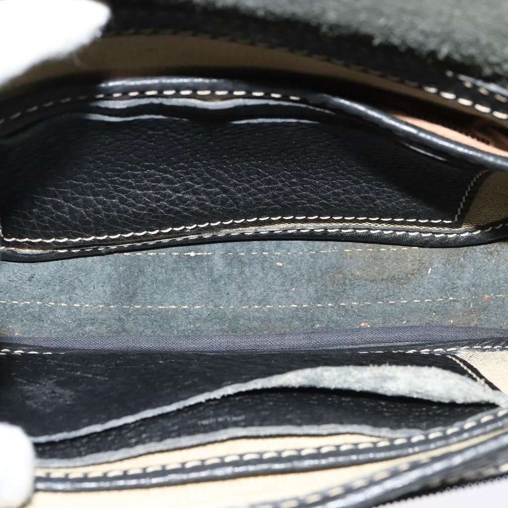 Celine Shoulder Bag Black Leather Good condition - Box View