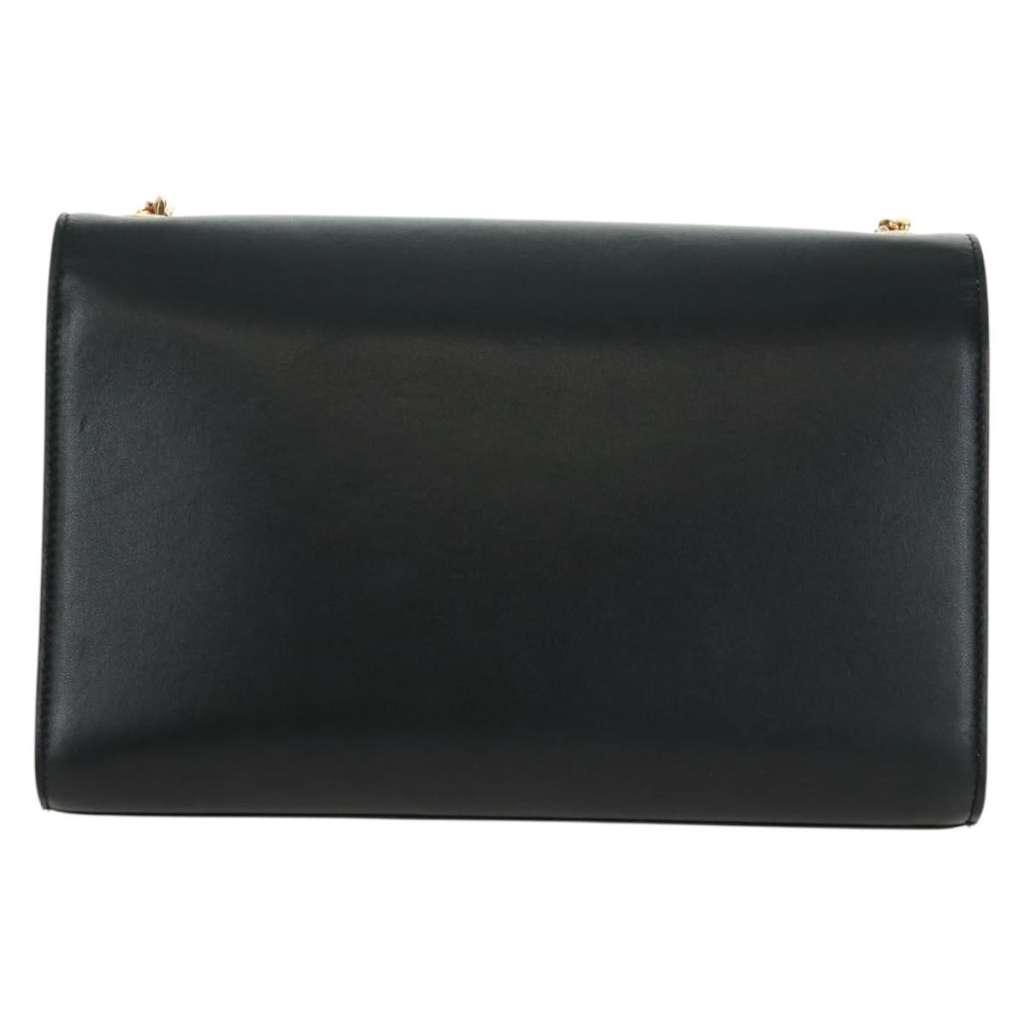 Saint Laurent Classic Monogram Crossbody Bag Black Leather Good condition - Back View