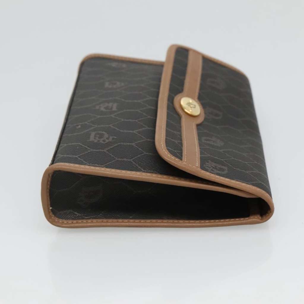 Christian Dior Vintage Honeycomb chain Black Good condition - Inside View