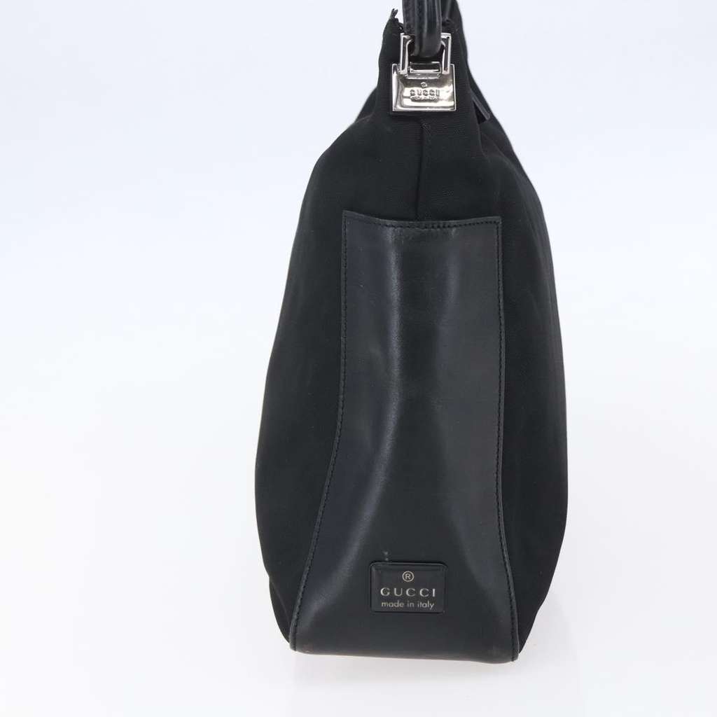 Gucci Zip Hobo Black Canvas Good condition - Model View