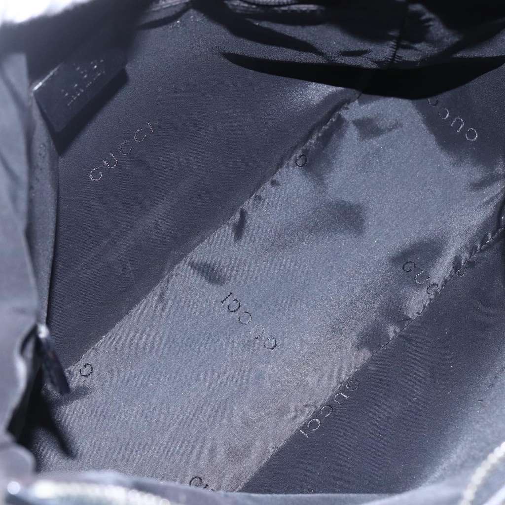 Gucci Zip Hobo Black Canvas Good condition - Box View