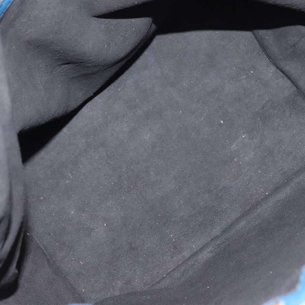 Louis Vuitton Tricolor Noe Handbag Blue Leather Good condition - Box View