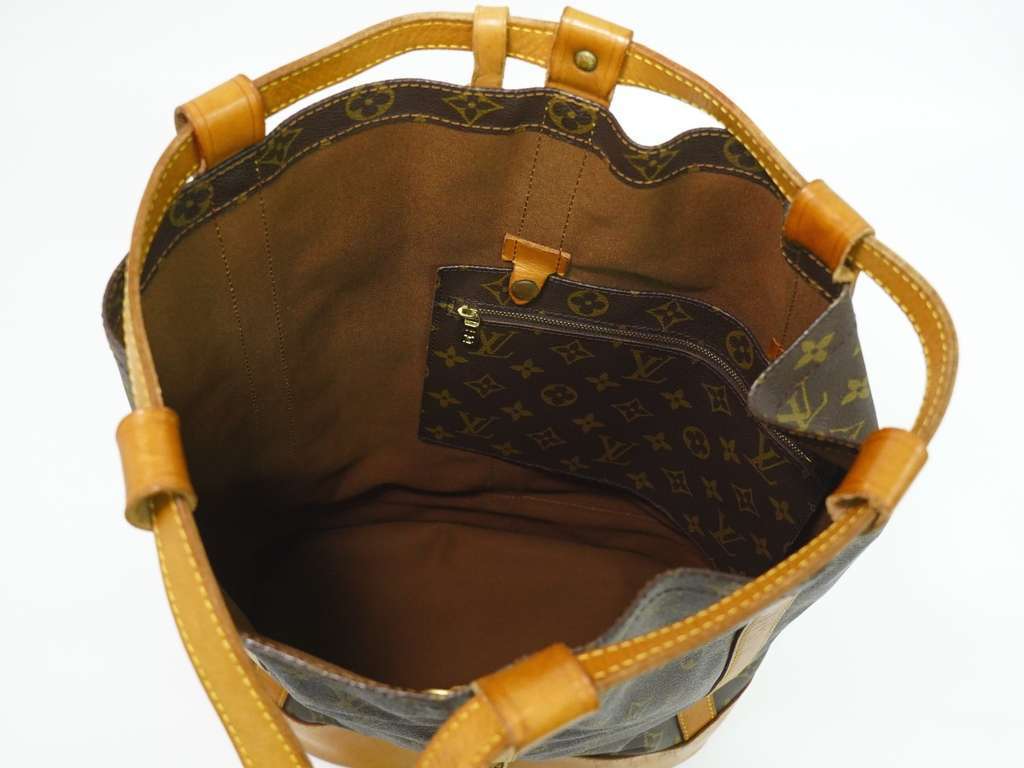 Louis Vuitton Randonnee Backpack Brown Canvas Fair condition - Inside View