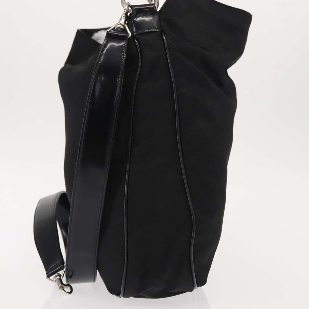 Gucci Vintage Bamboo Handle Bag Black Good condition - Inside View