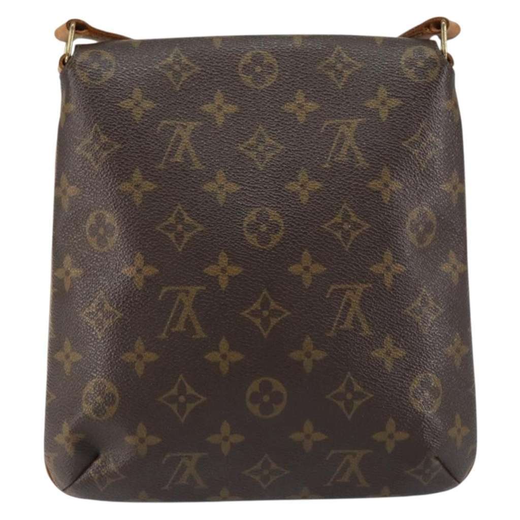 Louis Vuitton Musette Salsa Handbag Brown Canvas Good condition - Back View