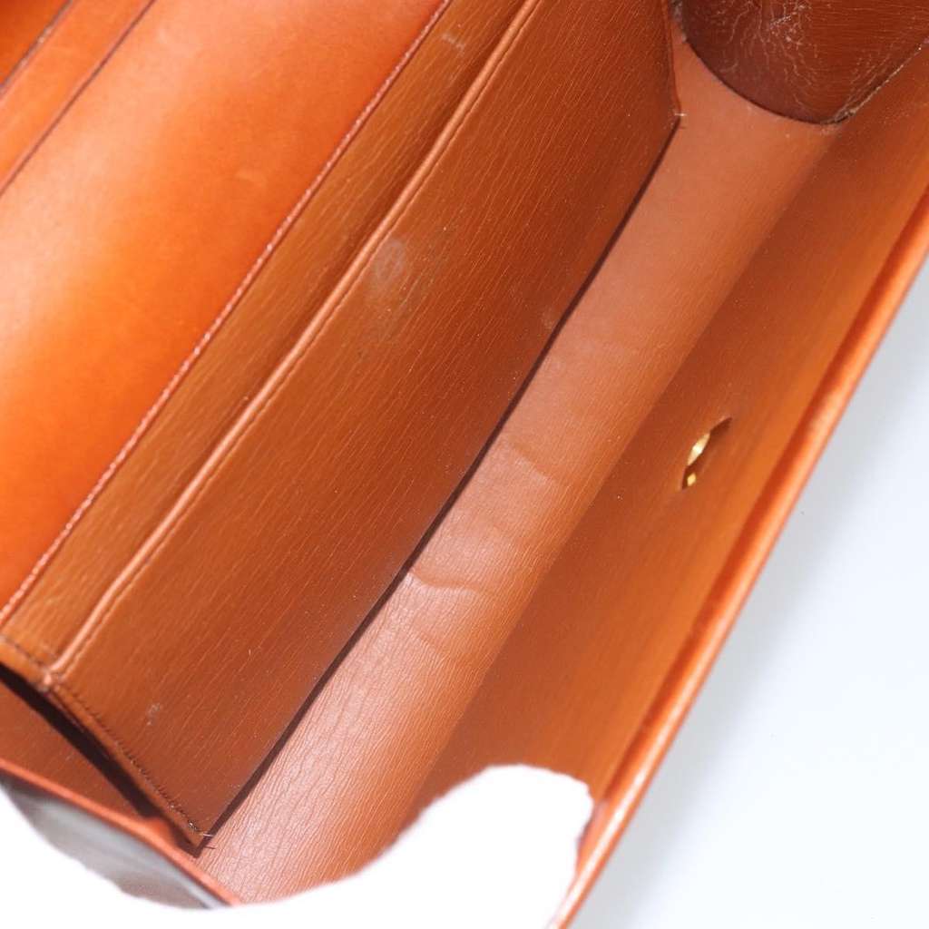 Christian Dior Vintage Shoulder Bag Brown Leather Fair condition - Box View