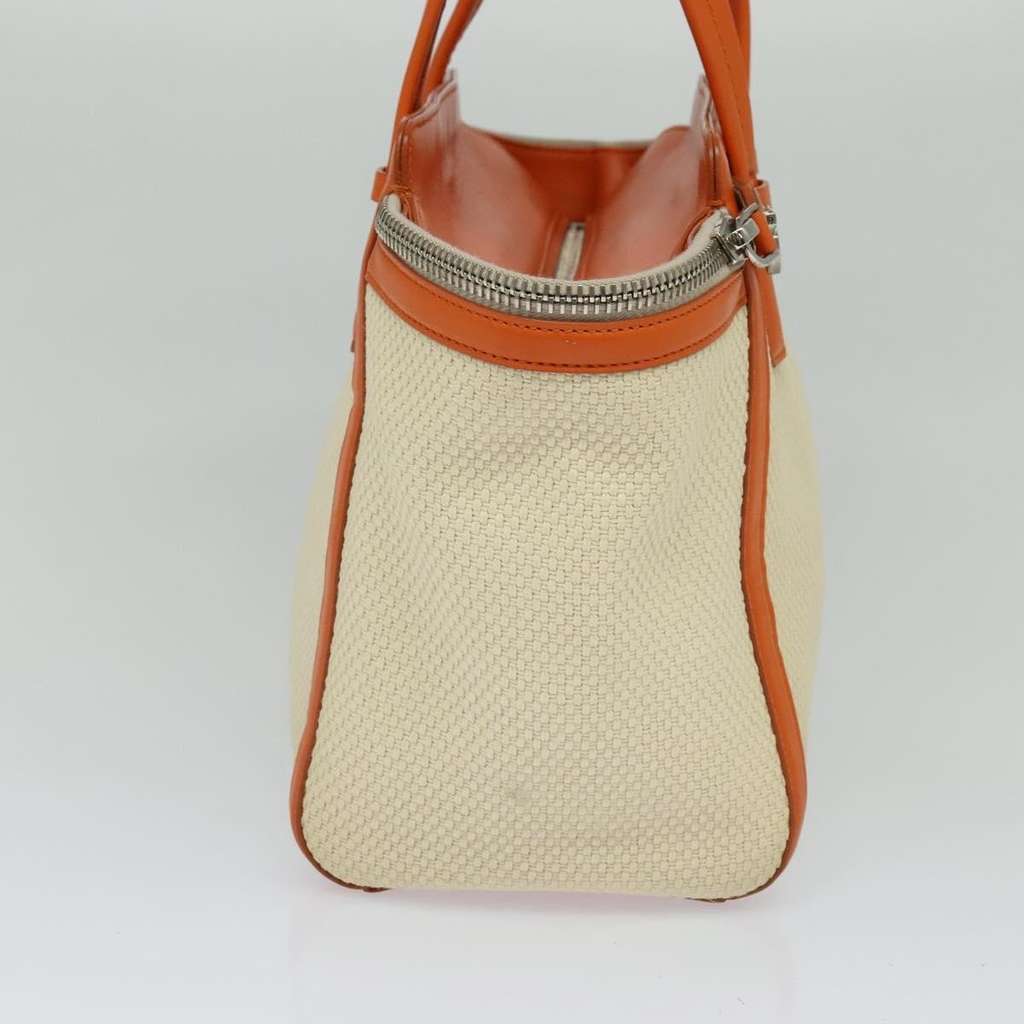 Salvatore Ferragamo Gancini Tote Beige Canvas Good condition - Inside View