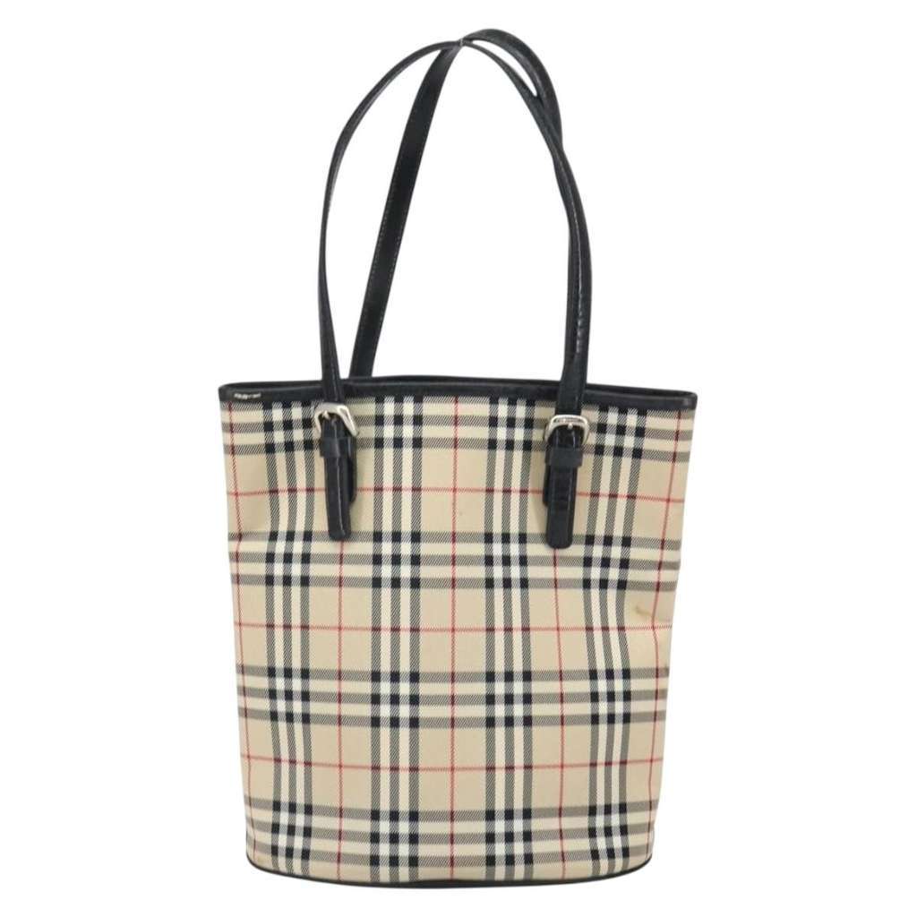 Burberry Nova Check Tote Beige Good condition - Back View