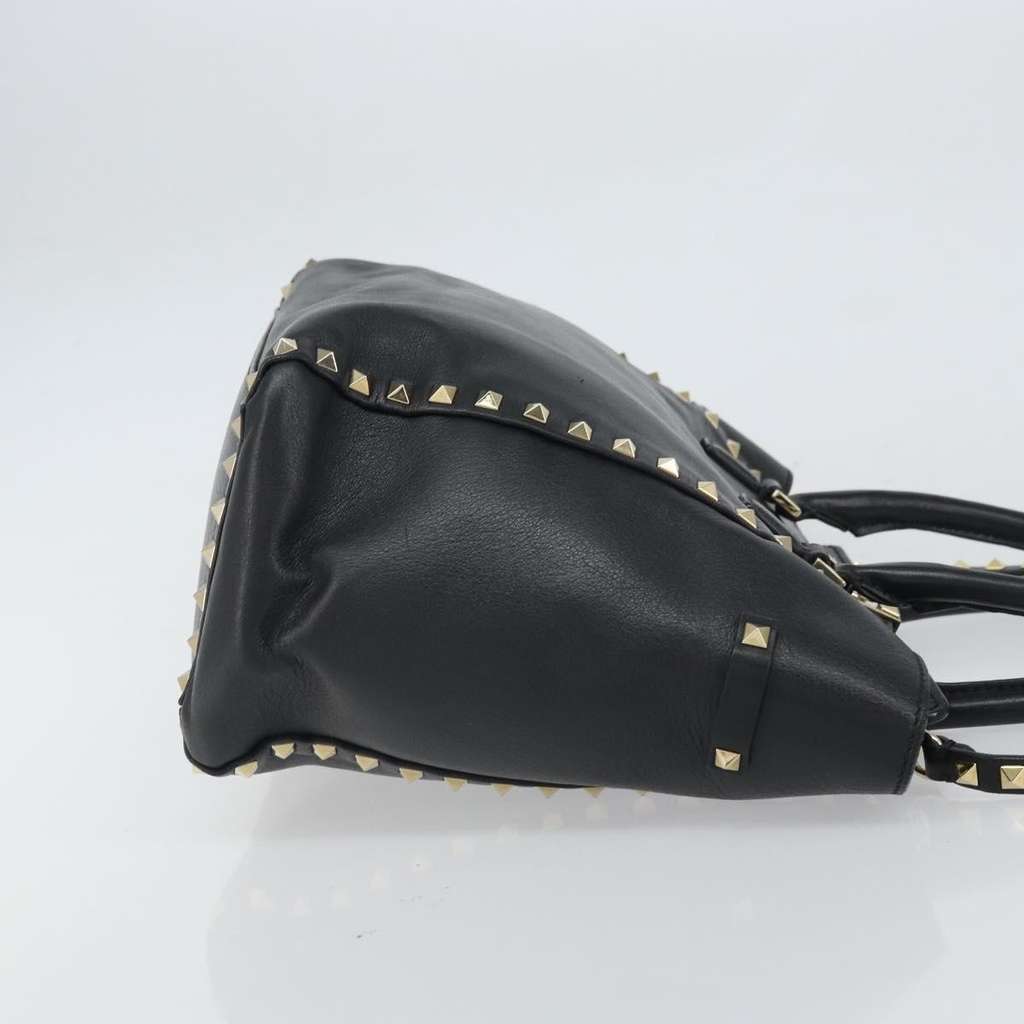 Valentino Garavani Rockstud Tote Black Leather Good condition - Inside View