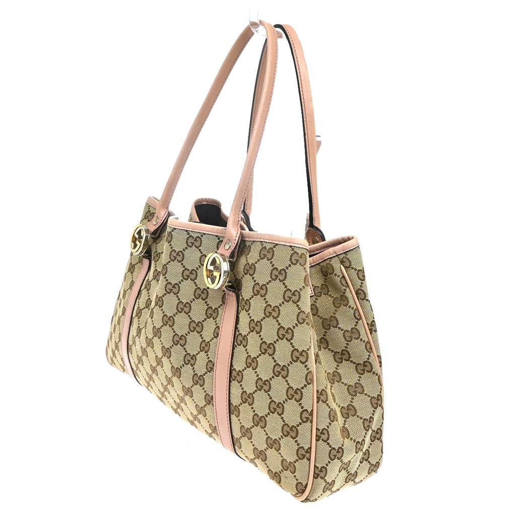 Gucci Twins Tote Brown Canvas Good condition - Inside View