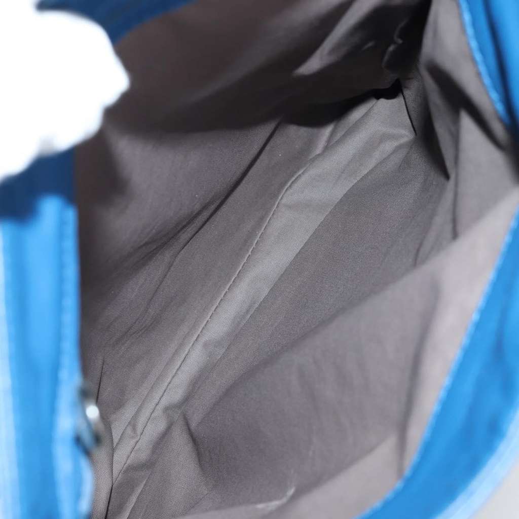 Bottega Veneta Flat Messenger Bag Blue Leather Fair condition - Box View