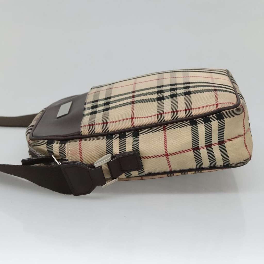 Burberry Zip Messenger Bag Beige Good condition - Inside View