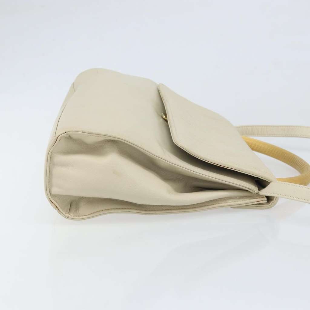 Fendi Vintage Handbag Beige Leather Fair condition - Inside View