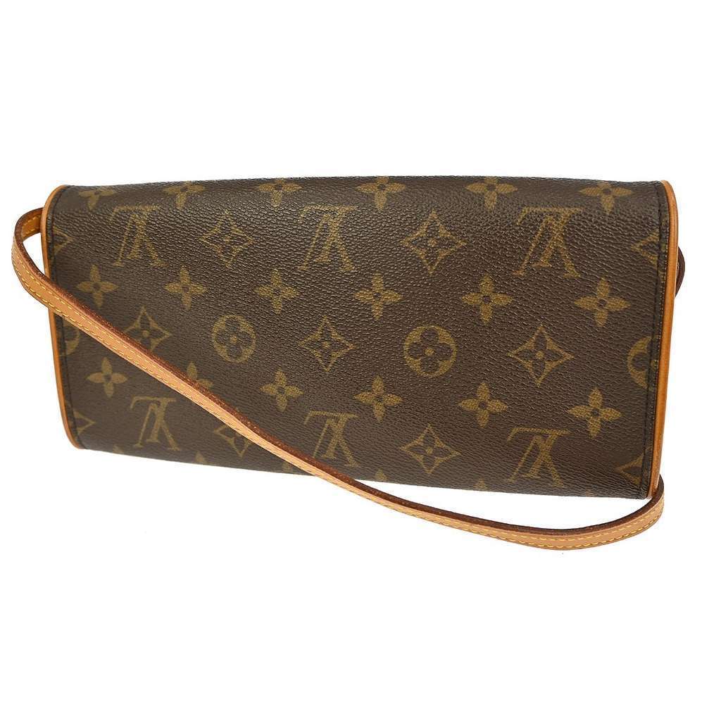 Louis Vuitton Twin Handbag Brown Canvas Fair condition - Back View