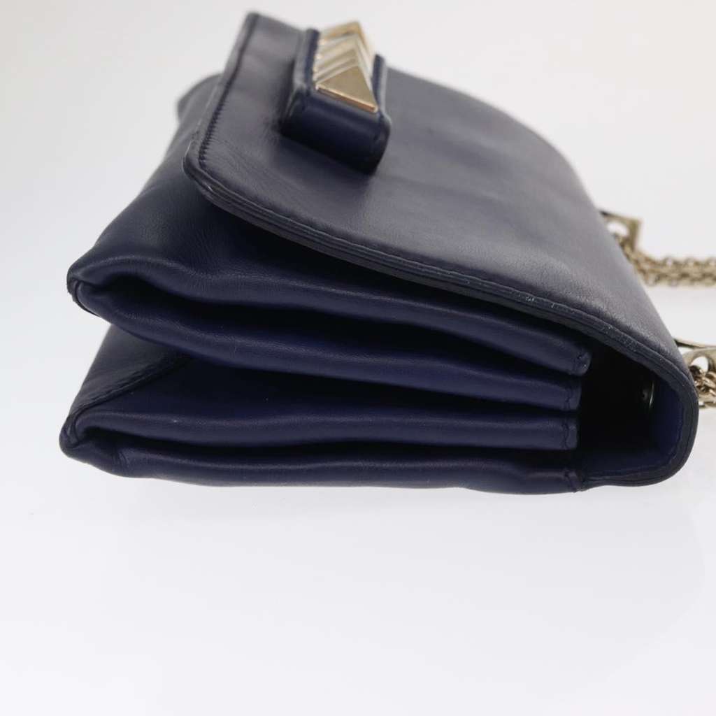 Valentino Garavani Va Va Voom Flap Shoulder Bag Navy Leather Good condition - Inside View