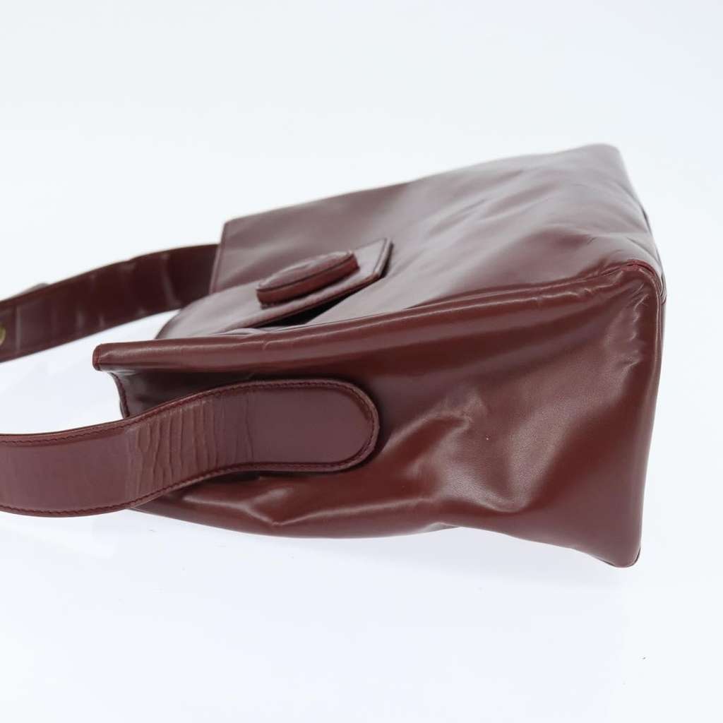 Cartier Must de Cartier Shoulder Bag Burgundy Leather Good condition - Inside View