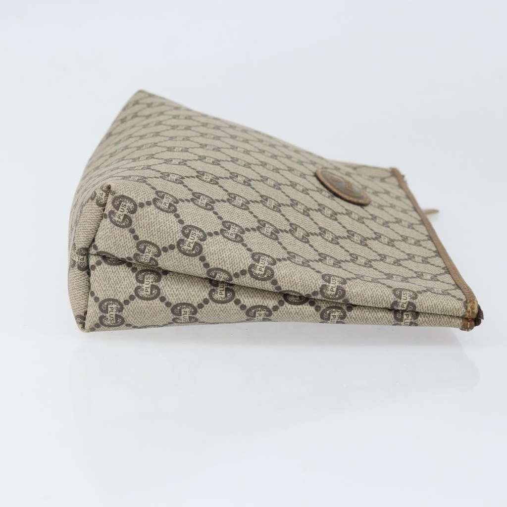 Gucci GG Supreme Clutch bag Beige Canvas Good condition - Inside View