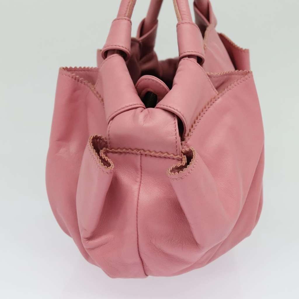 Loewe Anagram Logo Nappa Aire Hand Bag Pink Leather Good condition - Model View