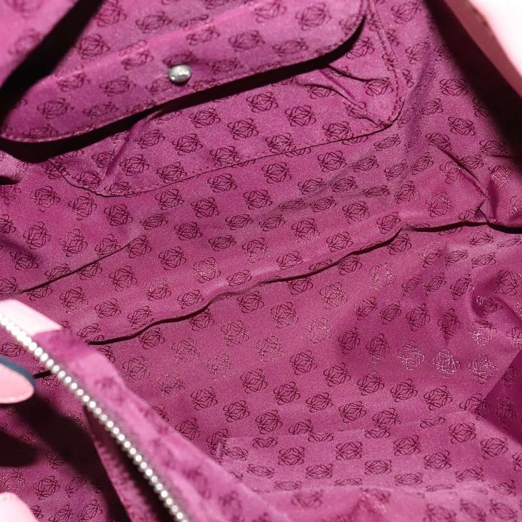 Loewe Anagram Logo Nappa Aire Hand Bag Pink Leather Good condition - Box View