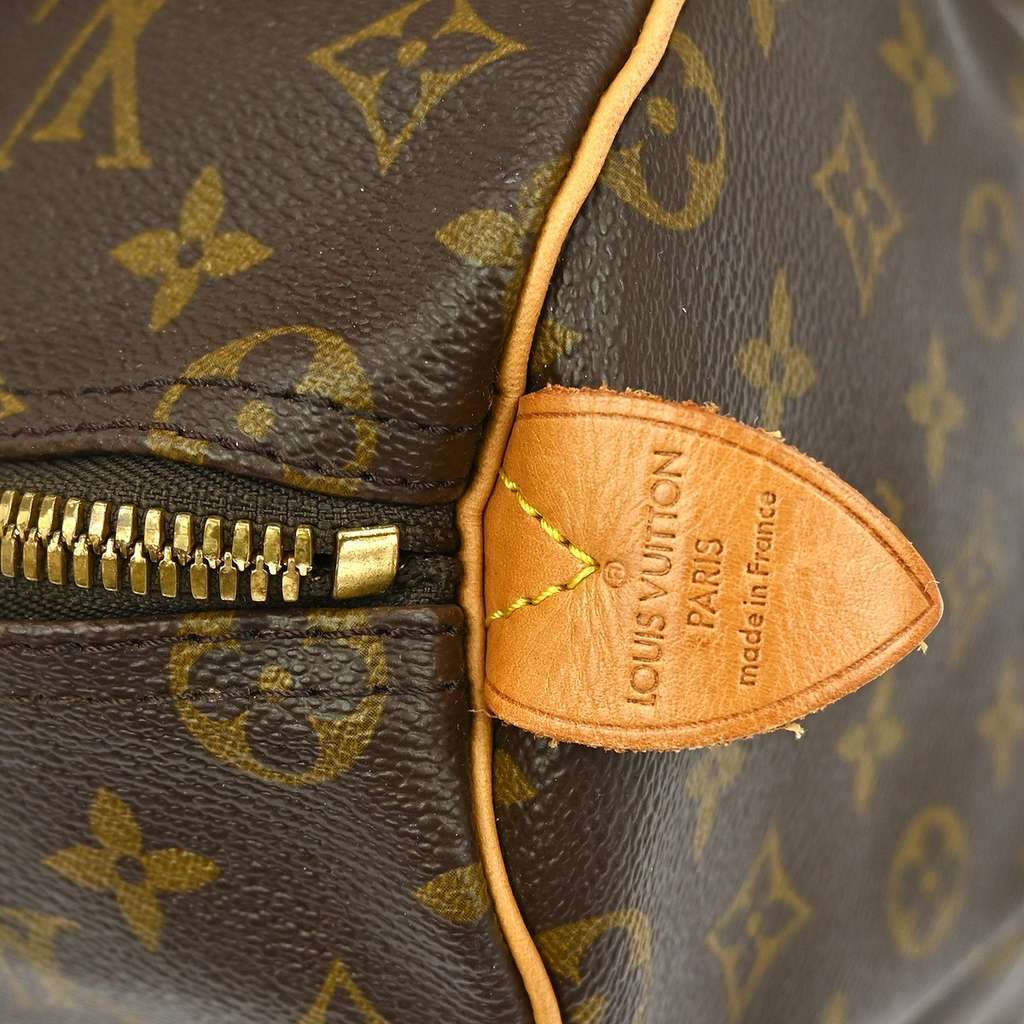 Louis Vuitton Keepall Bag Brown Canvas Good condition - Model View