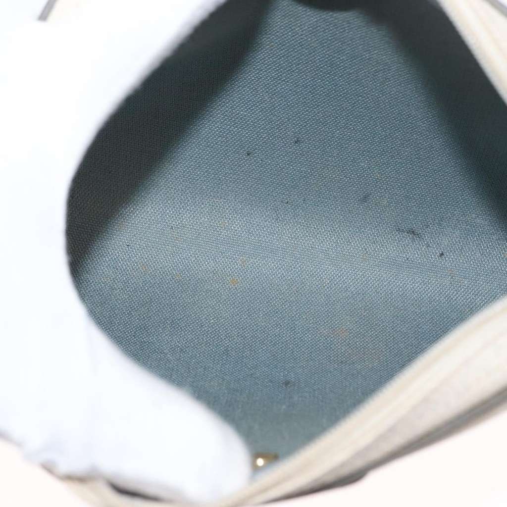 Christian Dior Vintage Honeycomb Shoulder Bag White Canvas Good condition - Box View