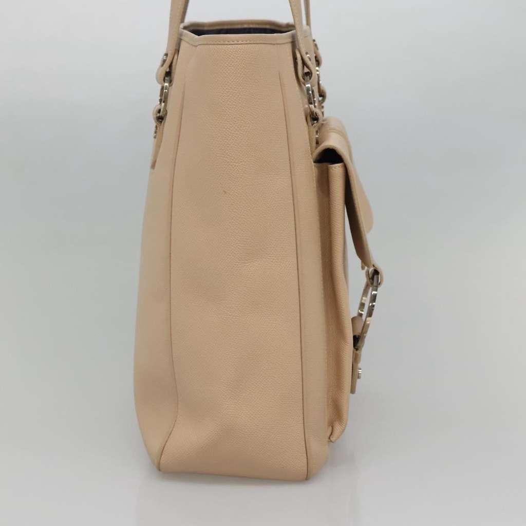 Bvlgari Tote bag Beige Leather Good condition - Inside View