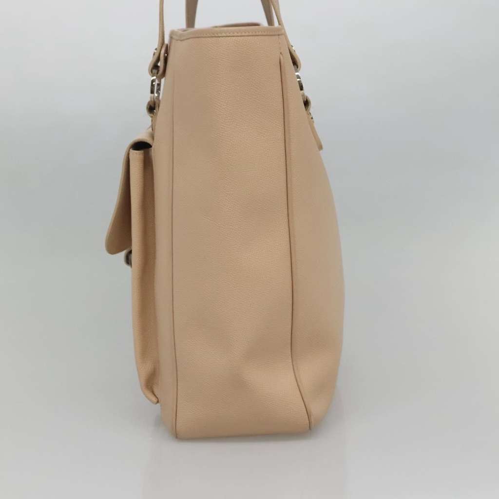 Bvlgari Tote bag Beige Leather Good condition - Model View