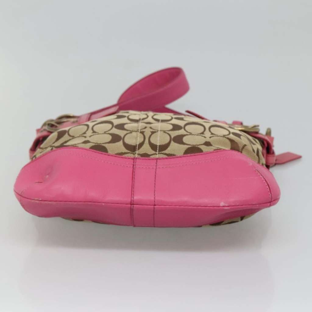 Coach Bag Beige Canvas Good condition - Box View