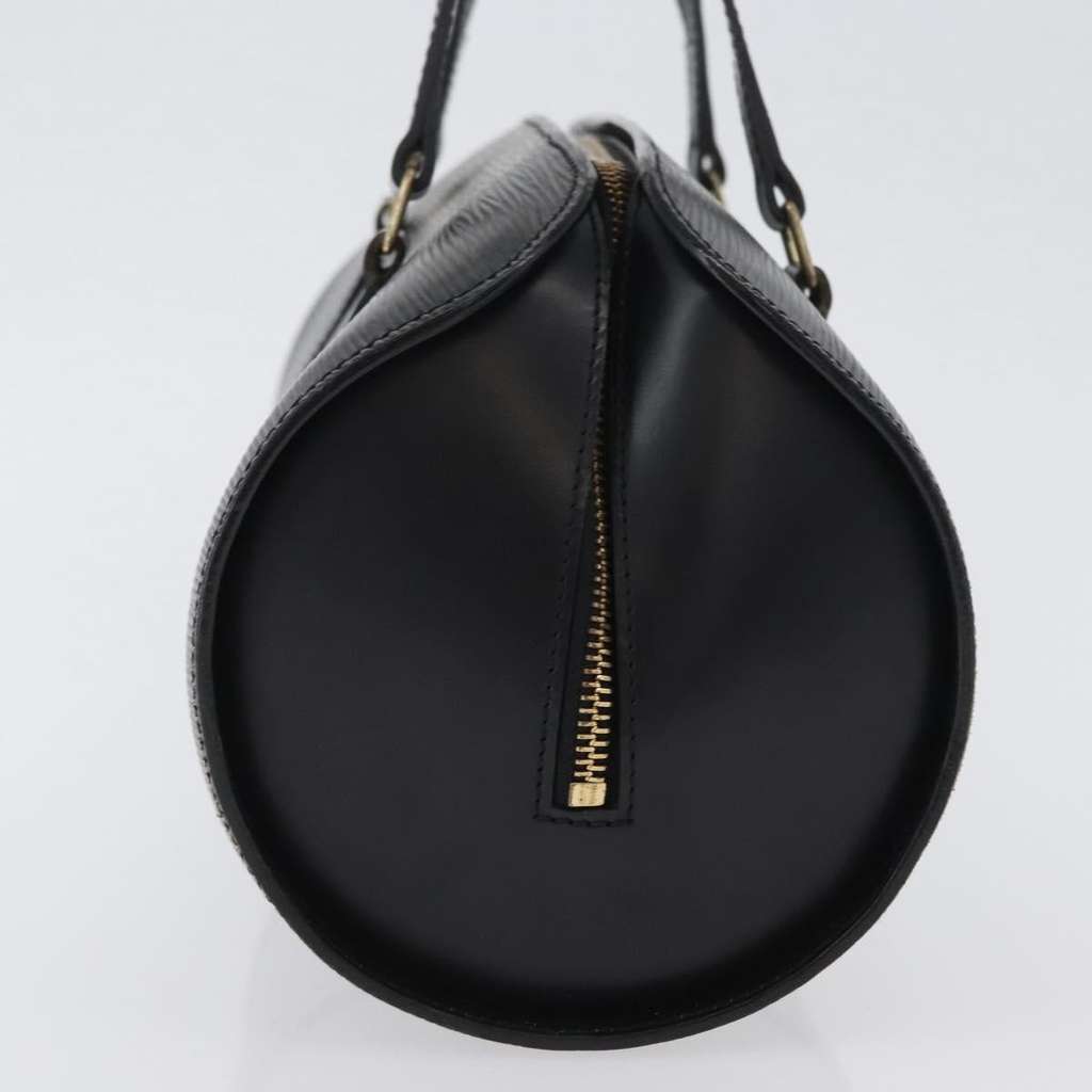 Louis Vuitton Soufflot Handbag Black Leather Good condition - Inside View