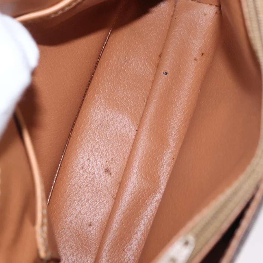 Celine Vintage Macadam Shoulder Bag Brown Canvas Fair condition - Box View