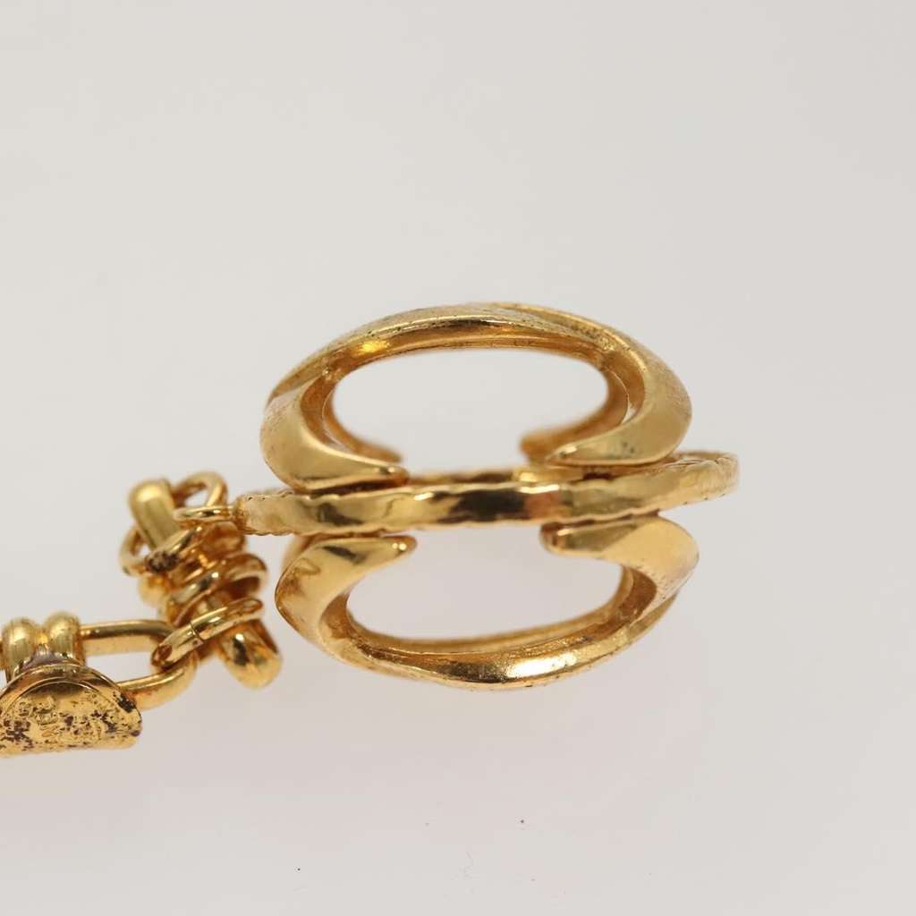Chanel Vintage CC Keychain Gold Metal Good condition - Box View