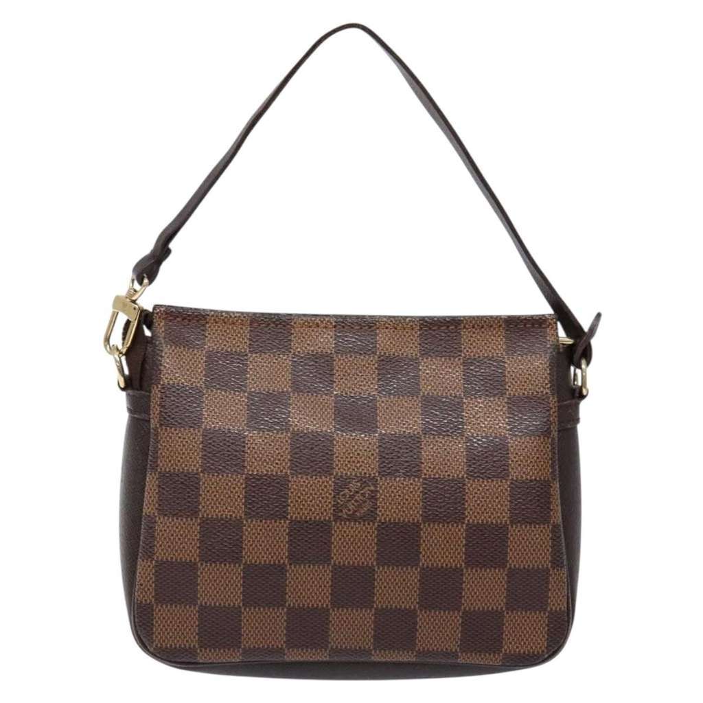 Louis Vuitton Trousse Make Up Bag Brown Canvas Good condition - Back View