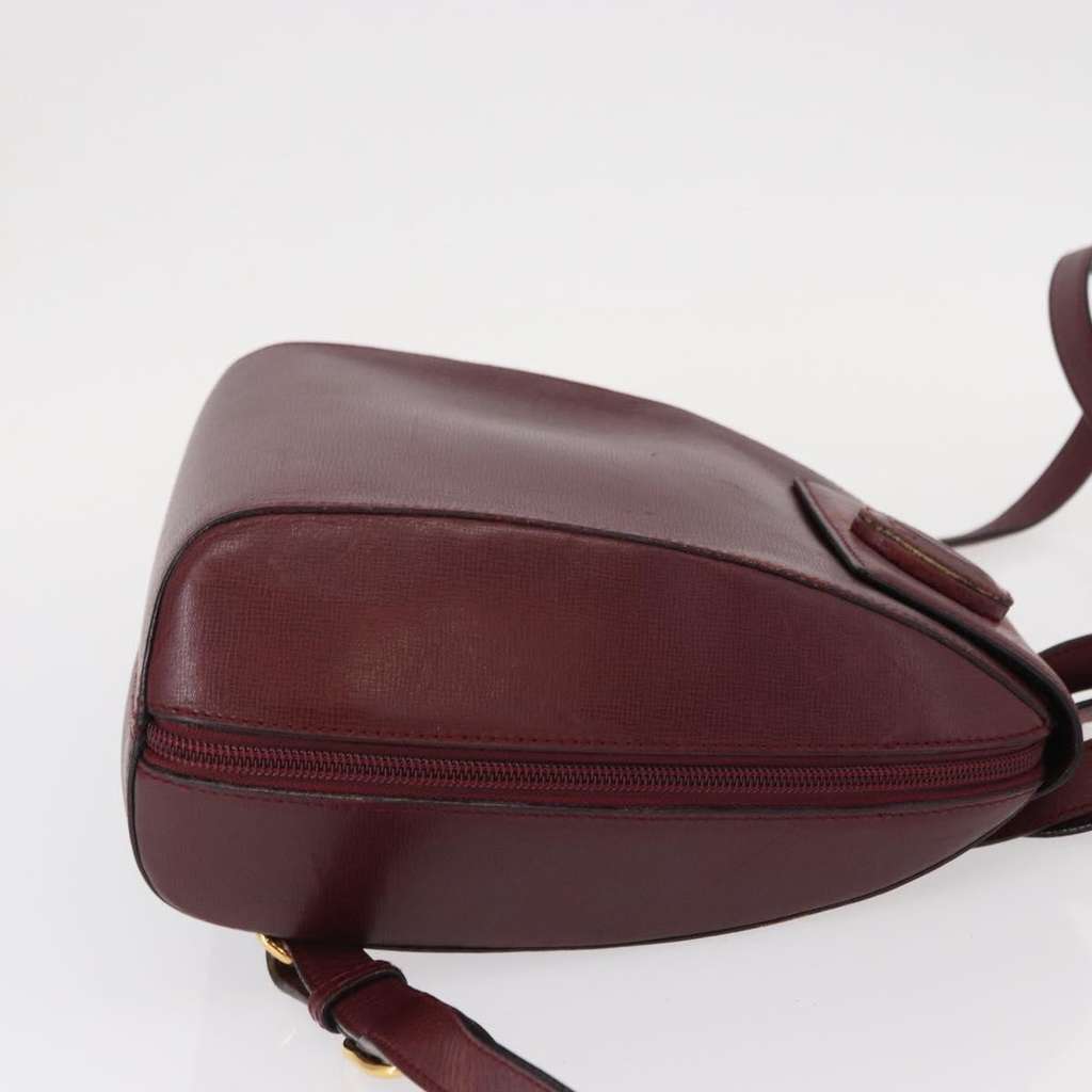 Cartier Happy birthday backpack Burgundy Leather Good condition - Inside View