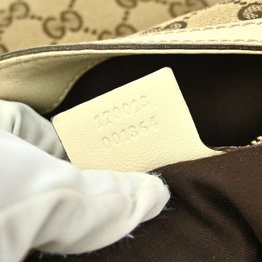 Gucci Wave Hobo Brown Canvas Good condition - Box View