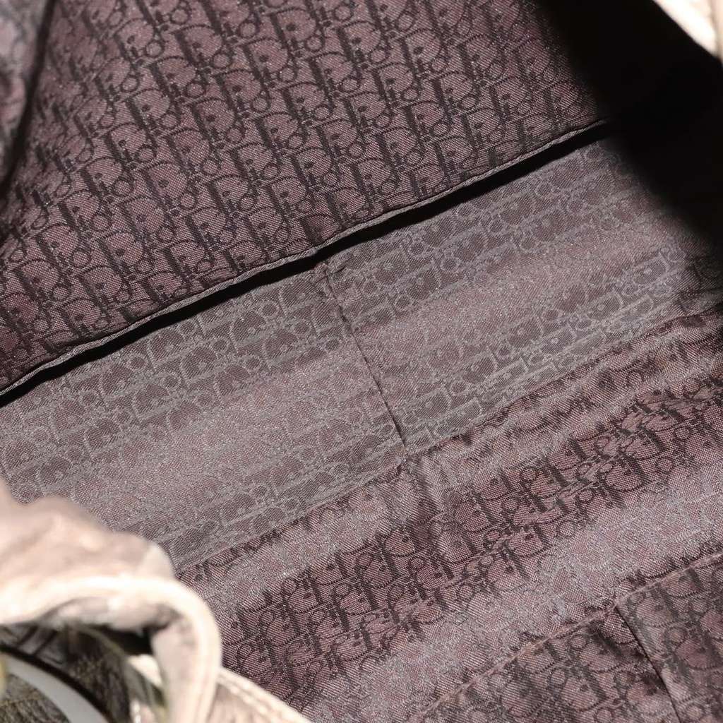 Christian Dior Drawstring Bucket Bag Brown Leather Good condition - Box View