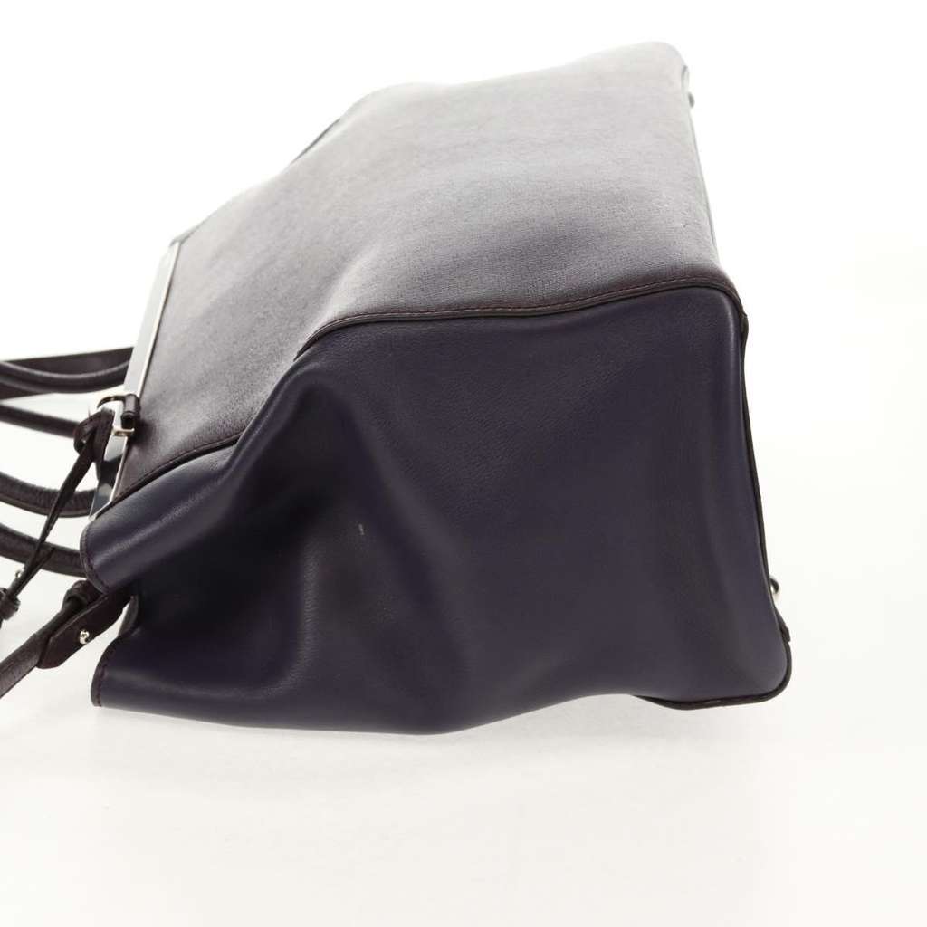 Fendi 2Jours Bag Purple Leather Good condition - Inside View