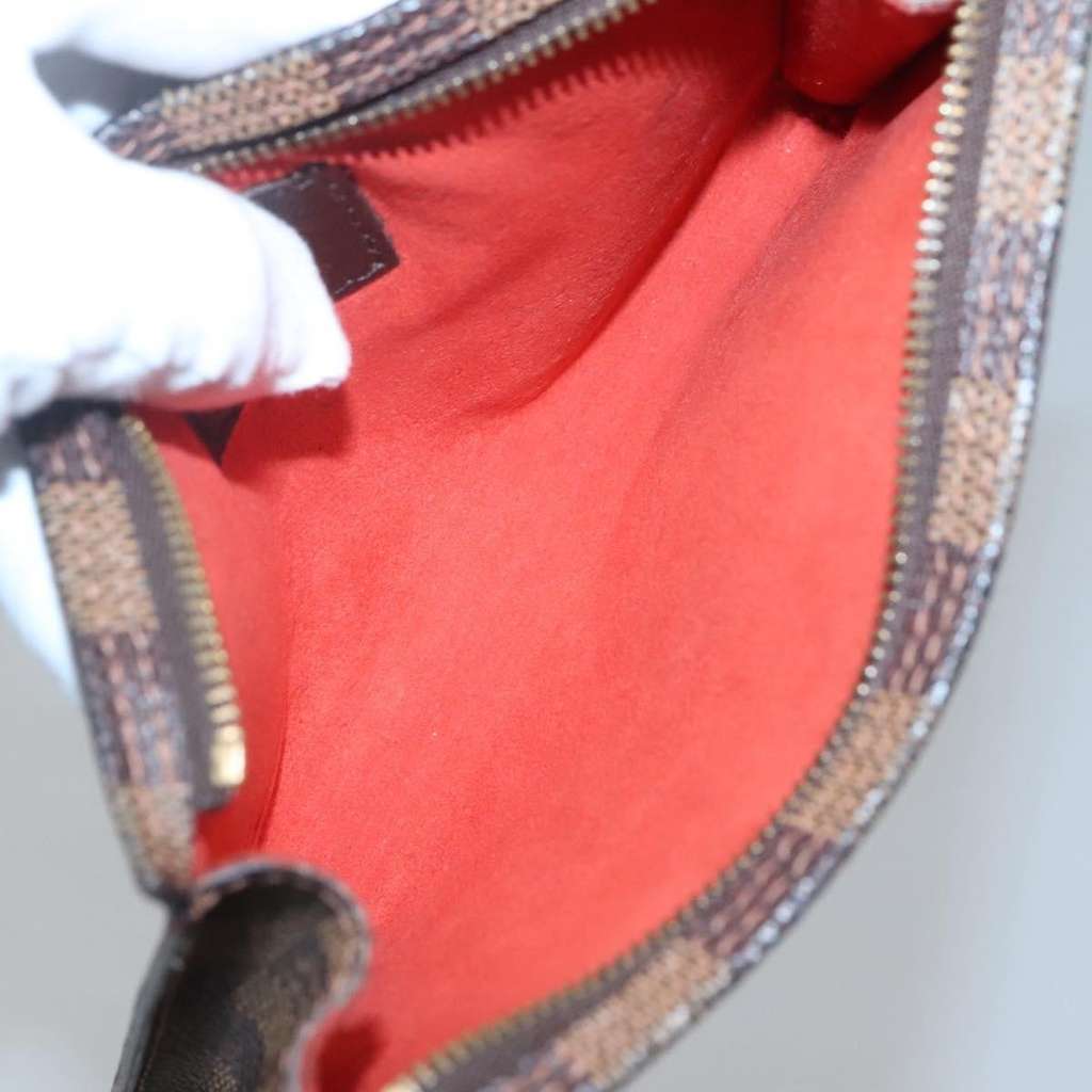 Louis Vuitton Marais Bucket Zip Pouch Brown Canvas Good condition - Box View