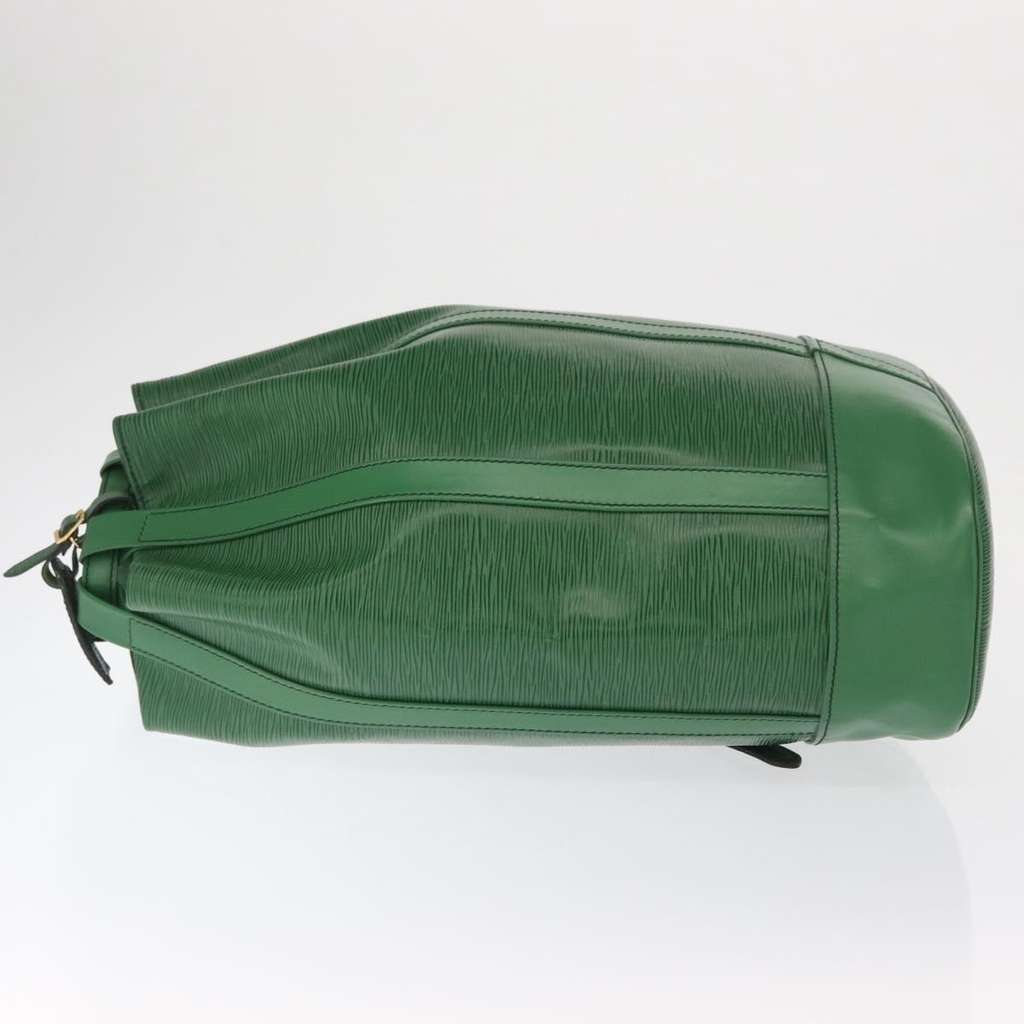 Louis Vuitton Randonnee Backpack Green Leather Good condition - Model View