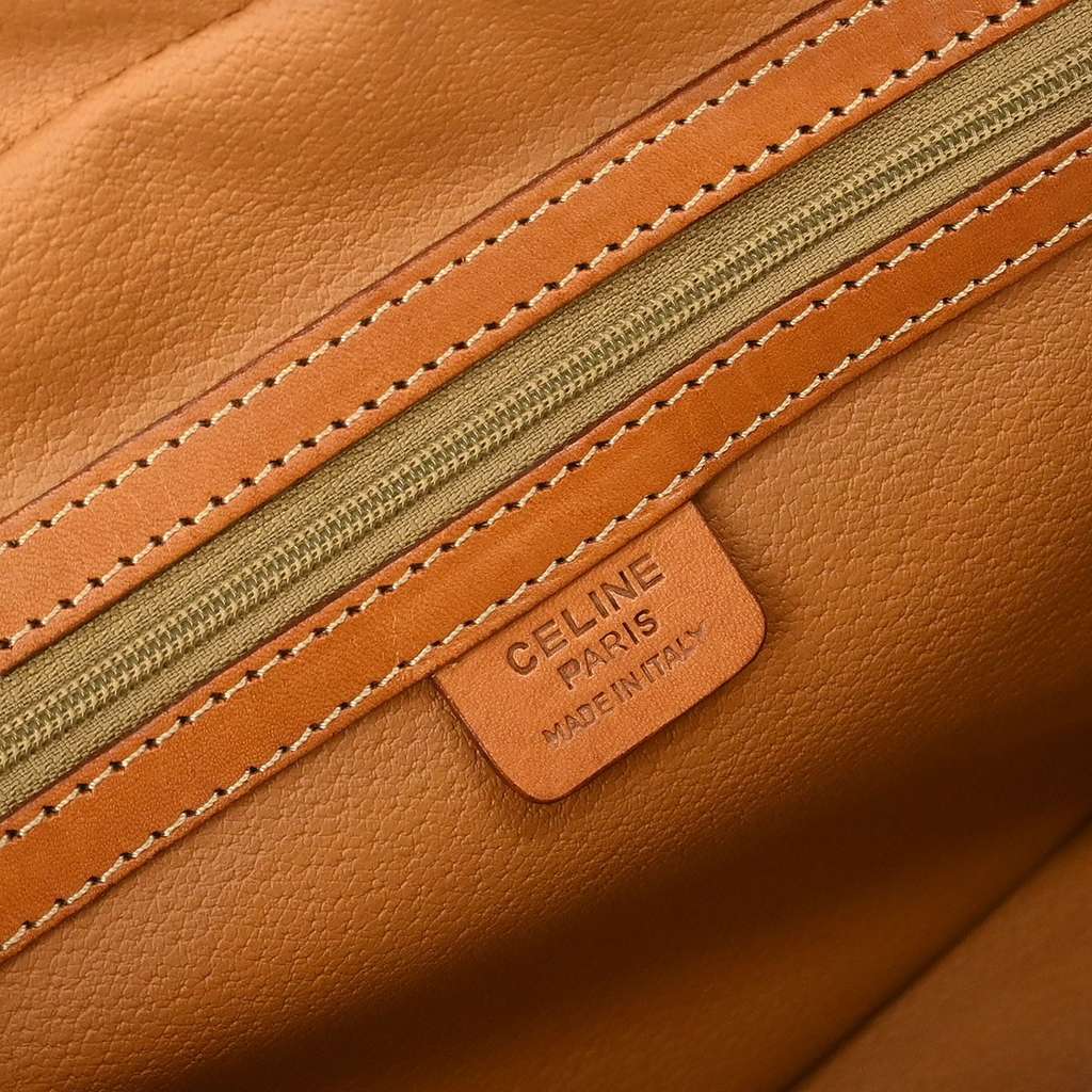 Celine Vintage Macadam Handbag Brown Canvas Good condition - Box View