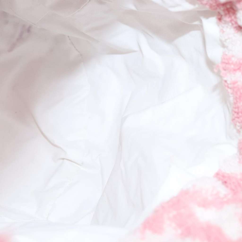 Christian Dior Vintage Trotter Pouch Pink Cotton Good condition - Box View