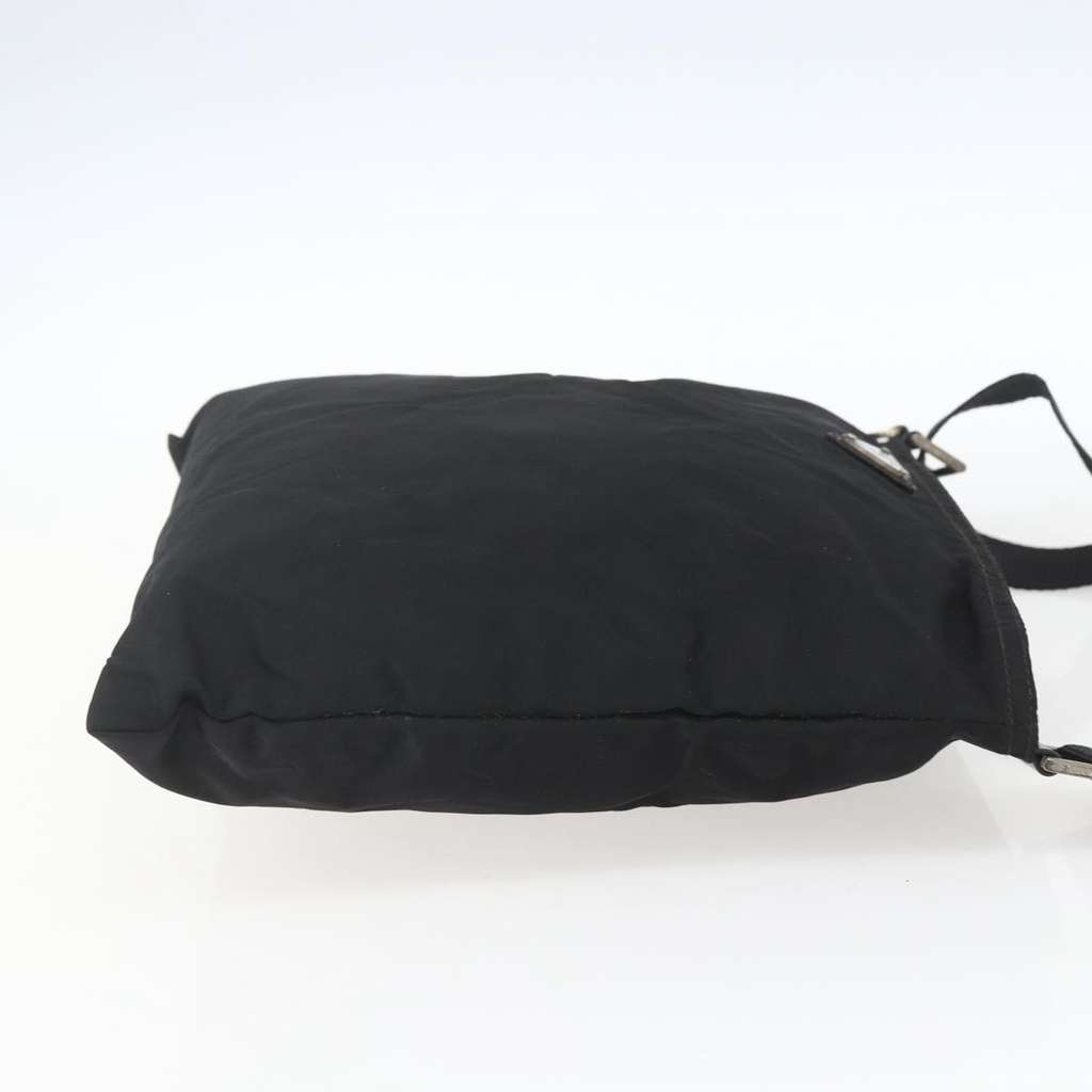 Prada Zip Top Messenger Bag Black Fair condition - Model View